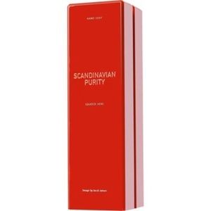 Scandinavian Purity Soap Hand Wash dispenser Red With Scented Soap inside New